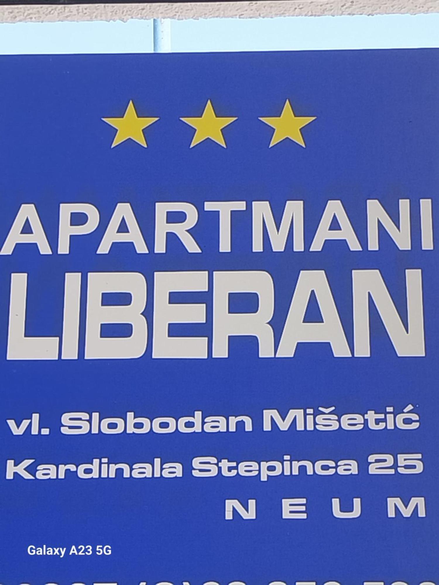 Apartmani Liberan Неум Экстерьер фото